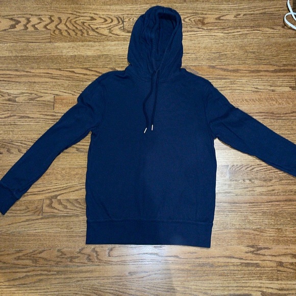Men’s Lightweight Navy Blue Hoodie Size M - Picture 1 of 3